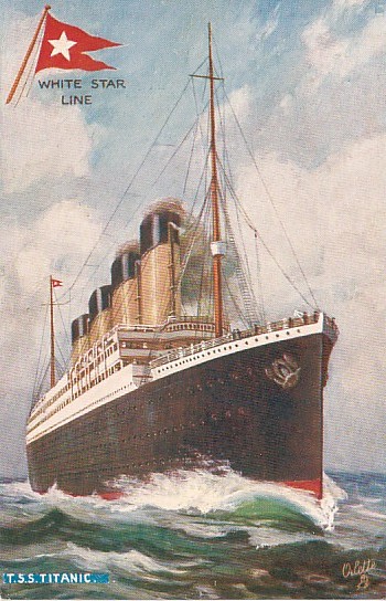Titanic Original Postcard